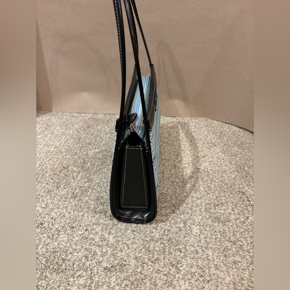 Kate Spade ♠️ 

Striped Blue / Green and Black Women's Bag - Picture 5 of 12
